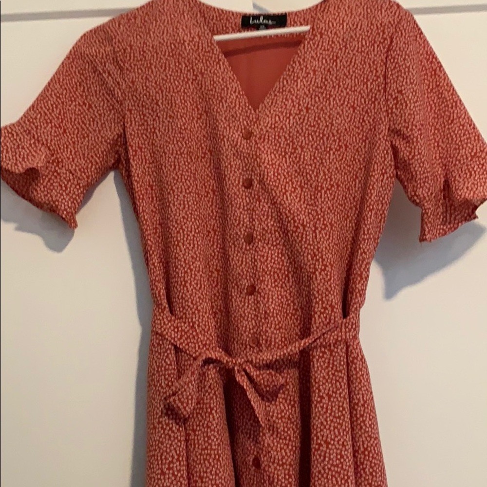 Coral dress